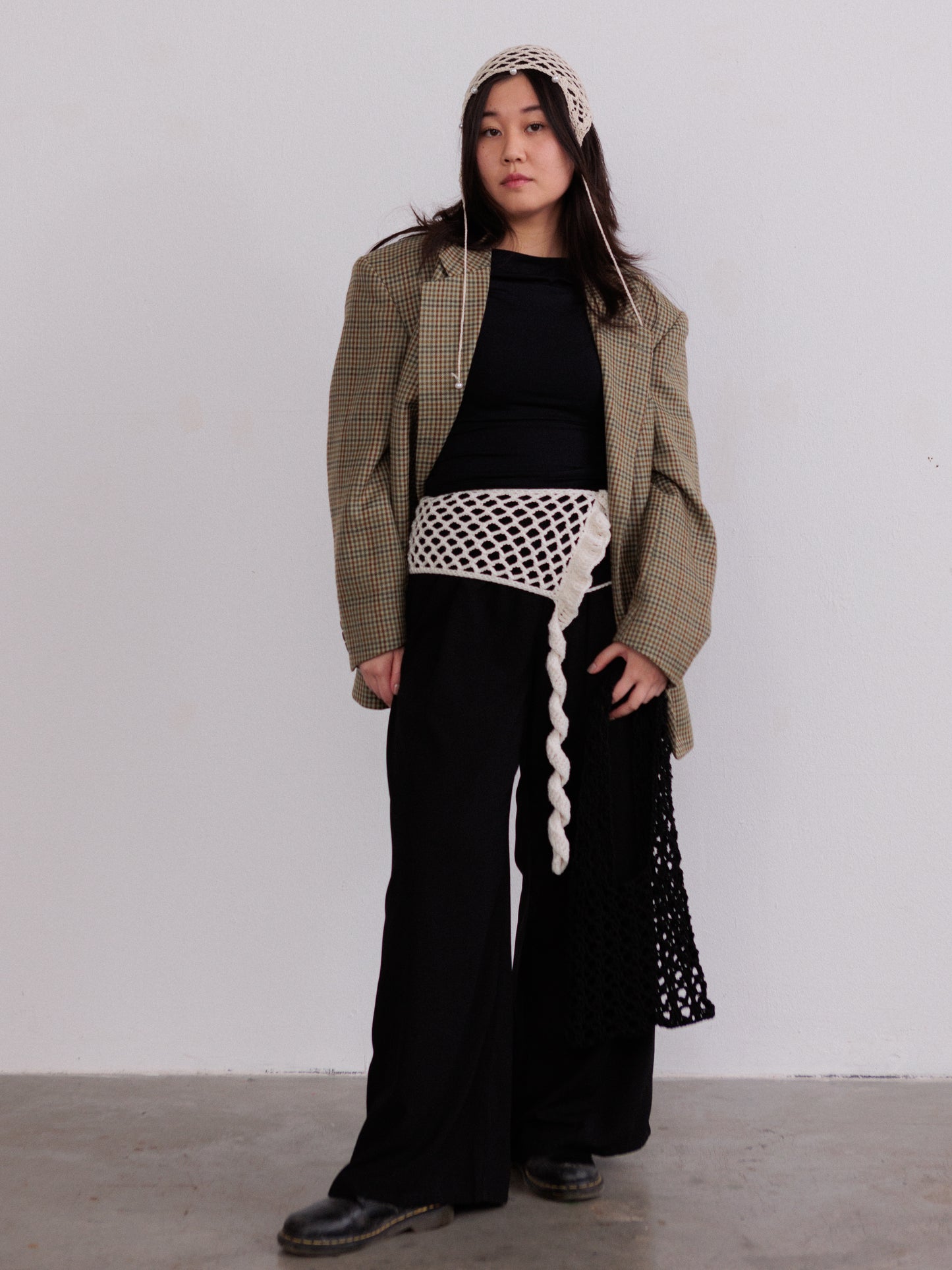 Crochet Mesh Shoulder Bag