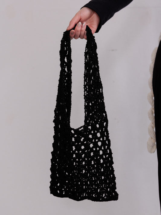 Crochet Mesh Shoulder Bag