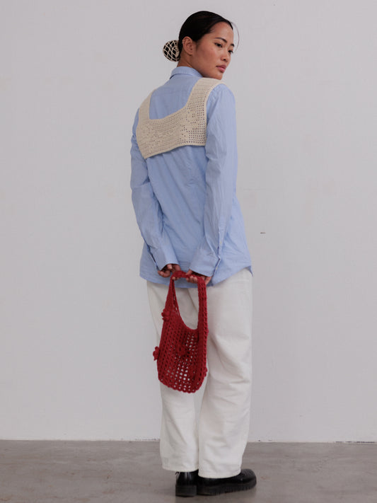 Filet Crochet Bust Top