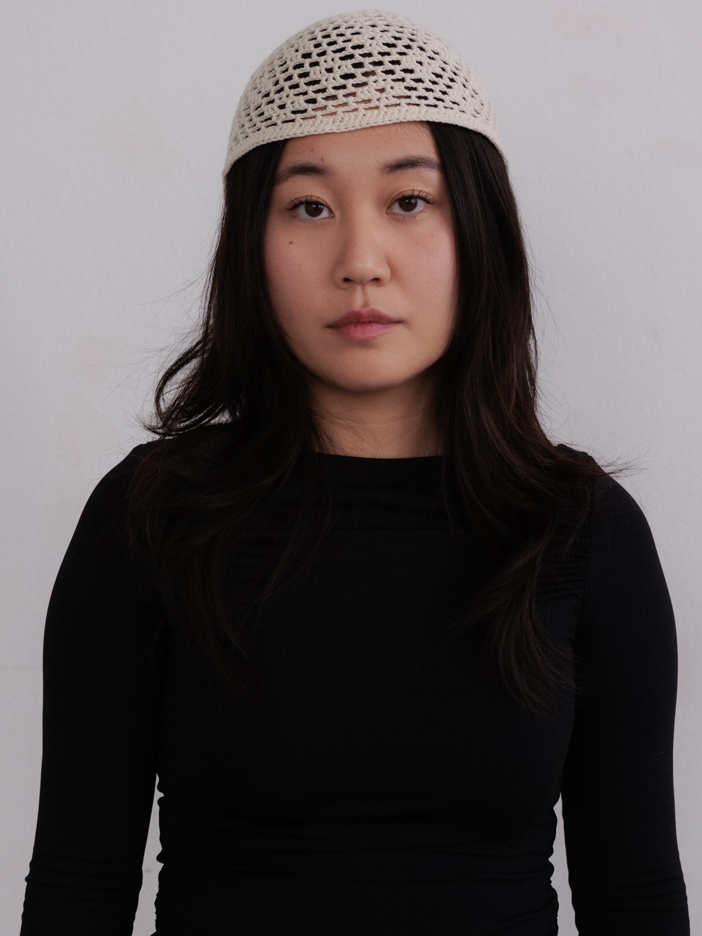 Filet Crochet Bandana Hat